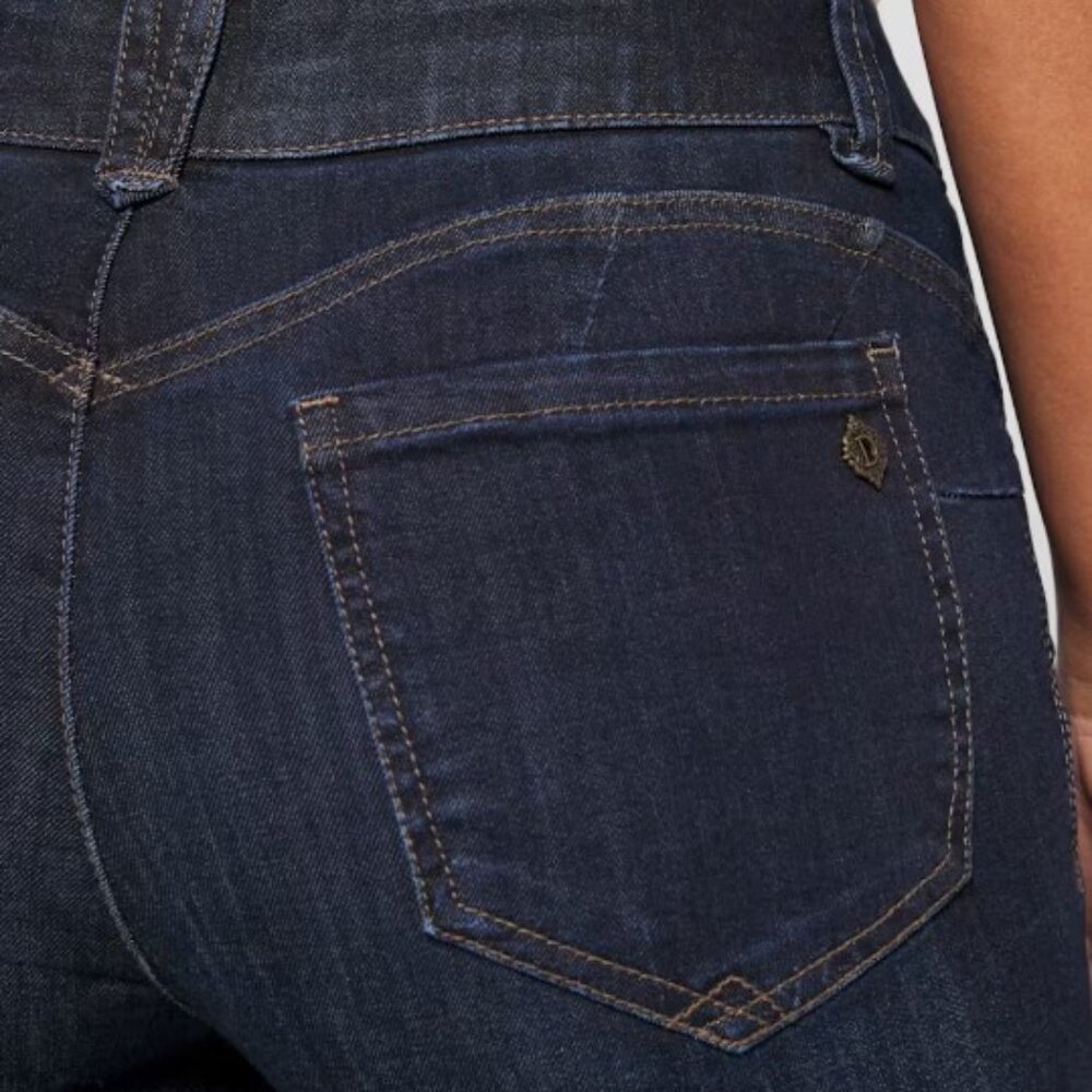 NWOT DEMOCRACY Natalie Ab Solution Straight Leg Jean-Stich Fix 8P - Picture 3 of 5